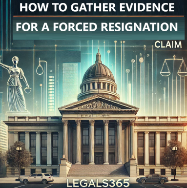 How to Gather Evidence for a Forced Resignation Claim