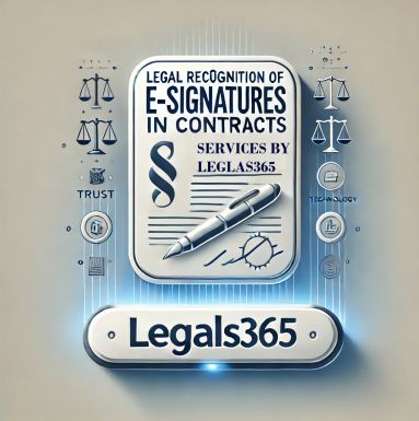 Legal Recognition of E-Signatures in Contracts