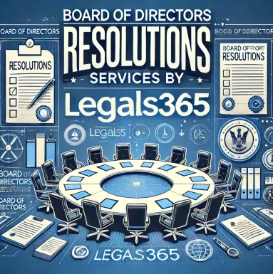 Board of Directors Resolutions