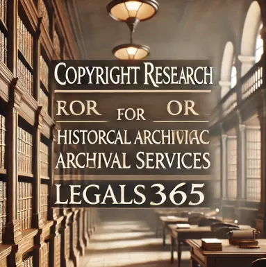 Copyright Research for Historical or Archival Content