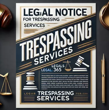 Legal Notice for Trespassing