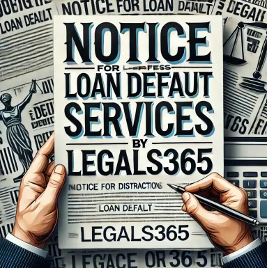 Notice for Loan Default