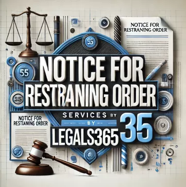 Notice for Restraining Order