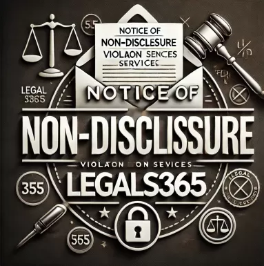 Notice of Non-Disclosure Violation