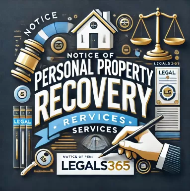 Notice of Personal Property Recovery