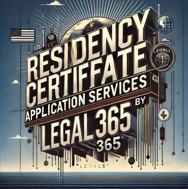 Residency Certificate Application